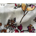 2016 Flowers and Stripe Velvet Fabric in 300GSM (FEP011)